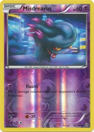 Misdreavus Reverse Holo 65 Normal