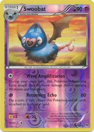 Swoobat Reverse Holo 72 Normal