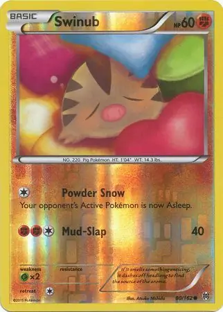 Swinub Reverse Holo 80 Normal