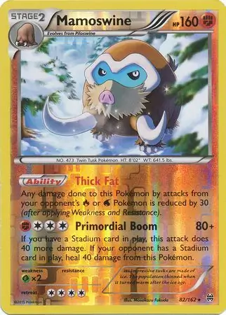 Mamoswine Reverse Holo 82