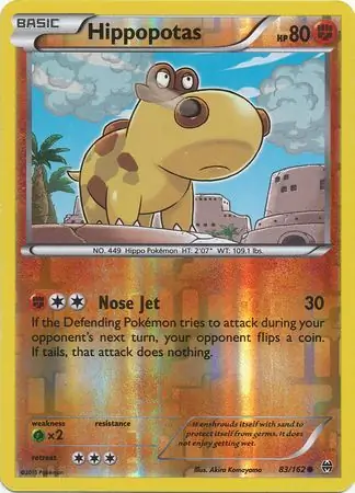 Hippopotas Reverse Holo 83 Normal