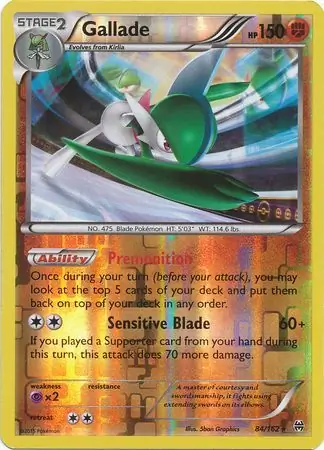 Gallade Reverse Holo 84 Normal
