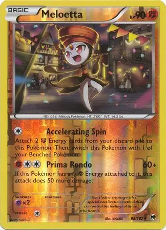 Meloetta Reverse Holo 85 Normal