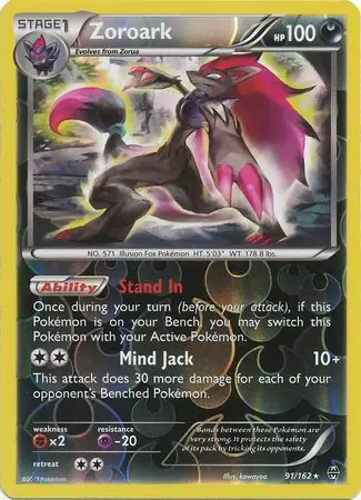 Zoroark Reverse Holo 91
