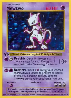 Mewtwo Holo 10 Normal