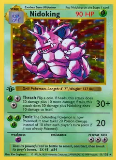 Nidoking Holo 11 Normal