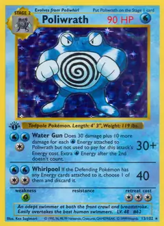 Poliwrath Holo 13 Normal
