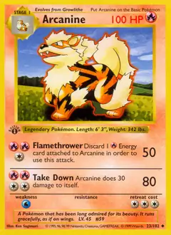 Arcanine 23 Normal