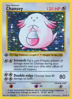 Chansey Holo 3 Normal