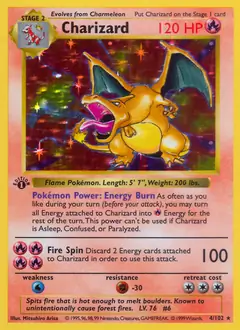 Charizard Holo 4 Normal