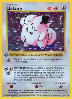 Clefairy Holo 5 Normal
