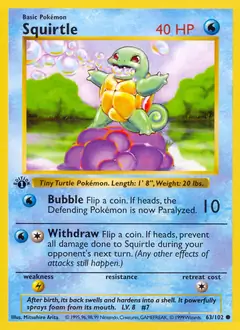 Squirtle 63 Normal