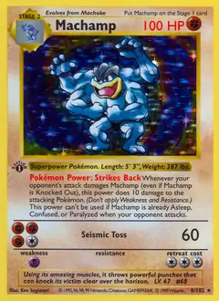 Machamp Holo 8 Normal
