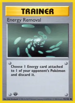 Energy Removal 92 Normal