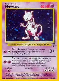 Mewtwo Holo 10 Normal