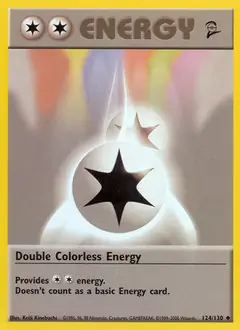 Double Colorless Energy 124 Normal