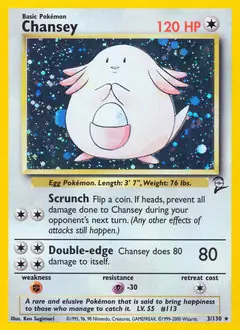 Chansey Holo 3