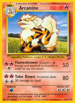 Arcanine 33 Normal