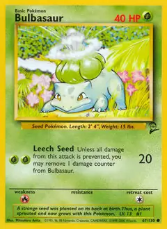 Bulbasaur 67 Normal