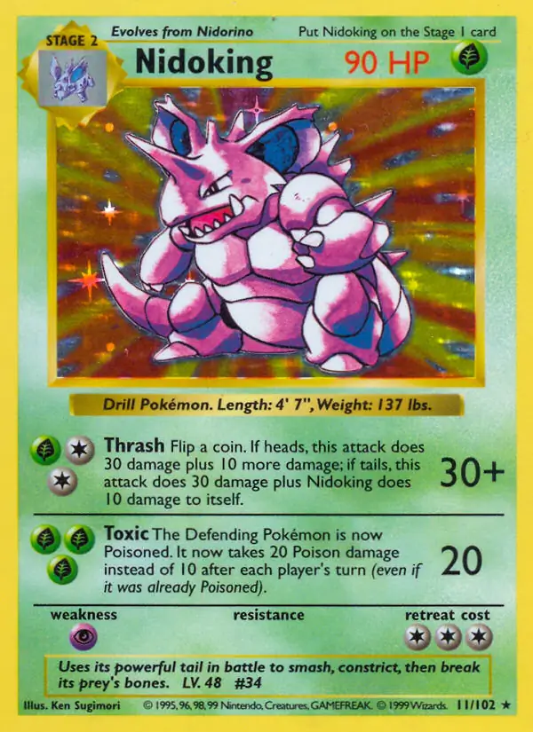 Nidoking Holo 11
