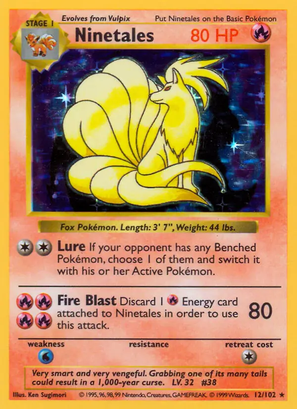 Ninetales Holo 12 Normal