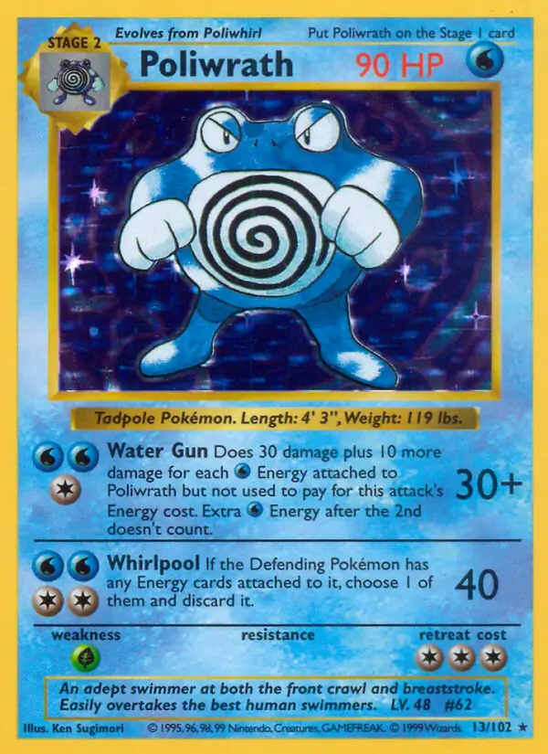 Poliwrath Holo 13 Normal