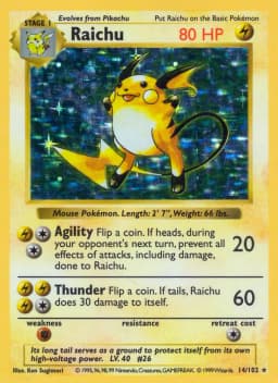 Raichu Holo