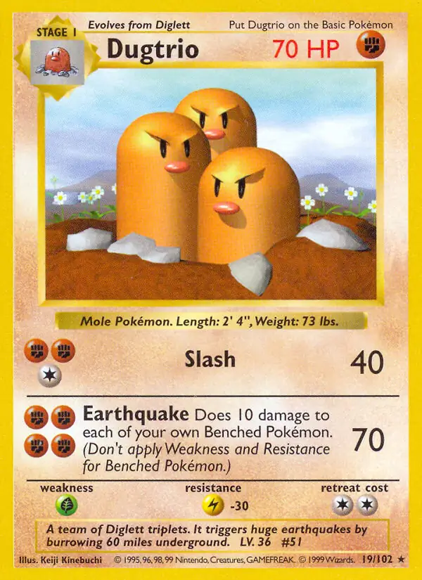 Dugtrio 19 Normal