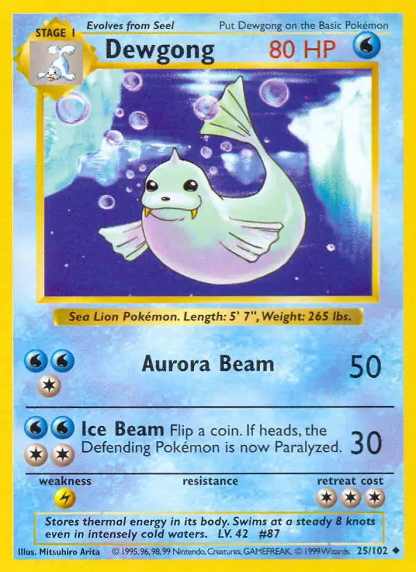 Dewgong 25 Normal