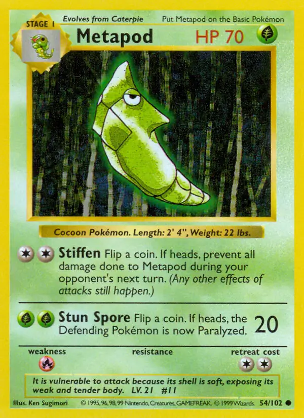 Metapod 54 Normal