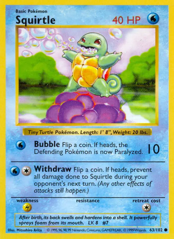 Squirtle 63 Normal