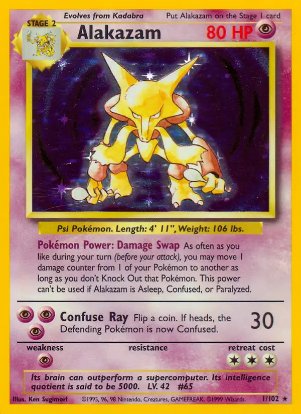 Alakazam Holo 1
