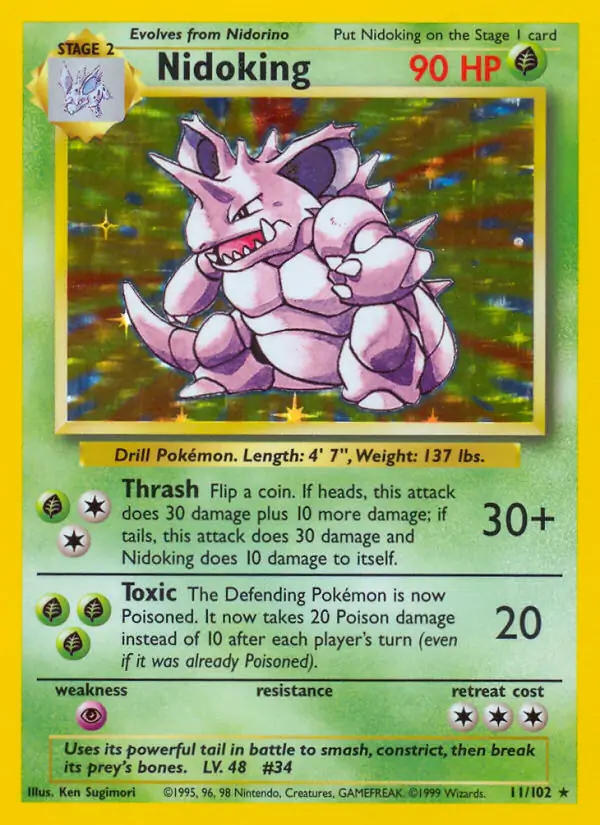 Nidoking Holo 11