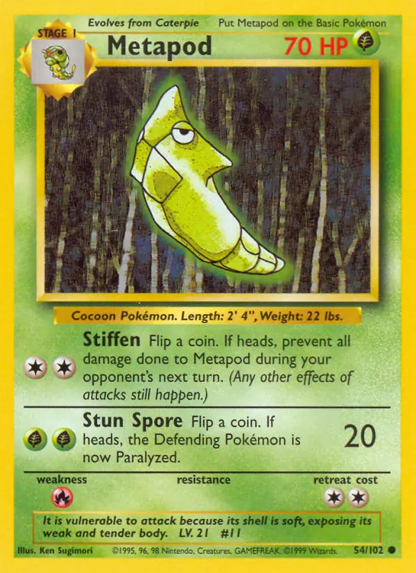 Metapod 54 Normal