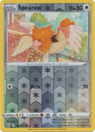 Spearow Reverse Holo 111