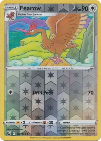 Fearow Reverse Holo 112 Normal