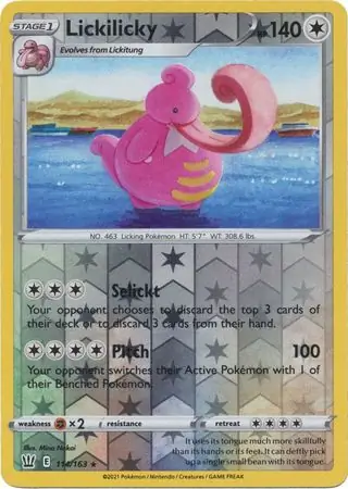 Lickilicky Reverse Holo 114 Normal