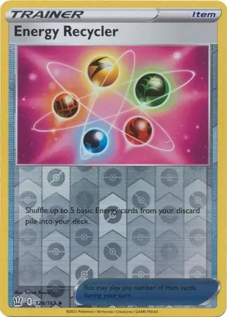 Energy Recycler Reverse Holo 124 Normal