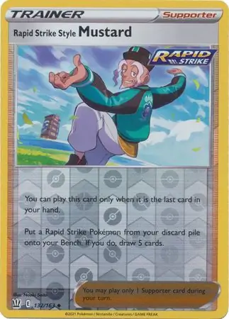 Rapid Strike Style Mustard Reverse Holo 132