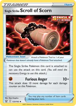 Single Strike Scroll of Scorn 133