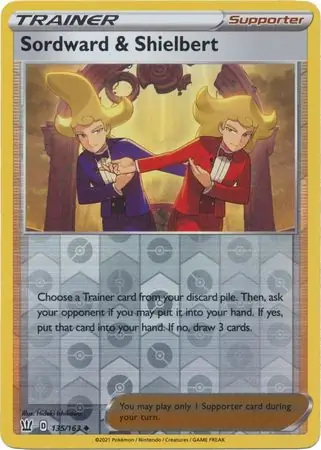 Sordward & Shielbert Reverse Holo 135 Normal