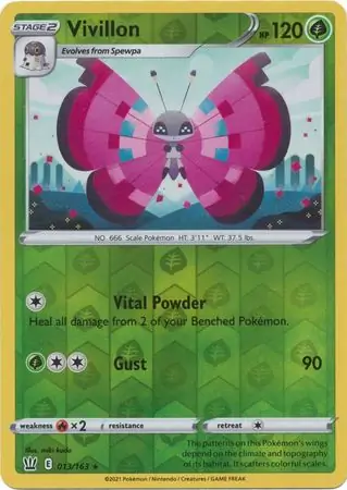 Vivillon Reverse Holo 013