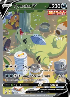 Tyranitar V Alternate Full Art 155 Normal