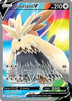 Full Art Stoutland V 157 Normal