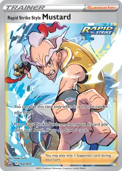 Full Art Rapid Strike Style Mustard 162 Normal