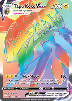 Tapu Koko VMAX Secret 166 Normal