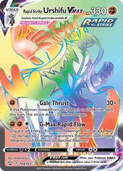 Rapid Strike Urshifu VMAX Secret 169 Normal