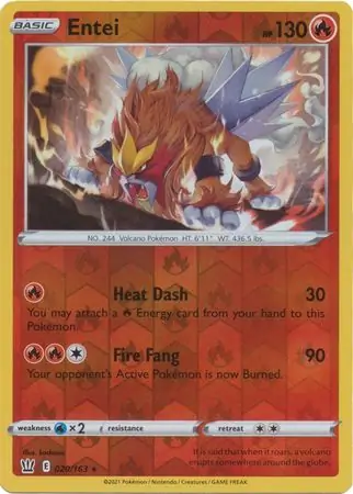 Entei Reverse Holo 020 Normal