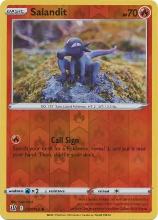 Salandit Reverse Holo 027 Normal