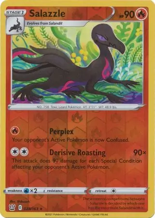 Salazzle Reverse Holo 028 Normal
